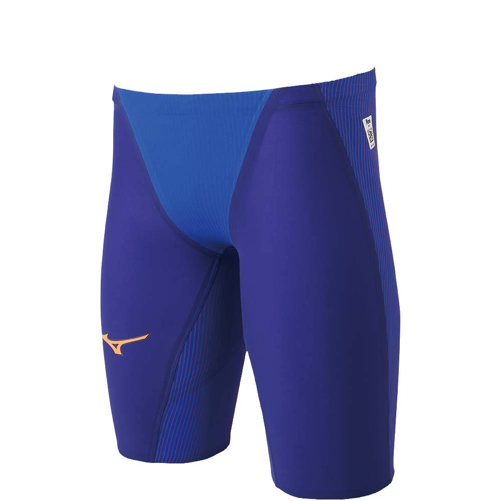 Mens Mizuno GX-Sonic IV Multi Racer Technical Swimsuit Blue/Orange Philippines (ZTKLEW132)